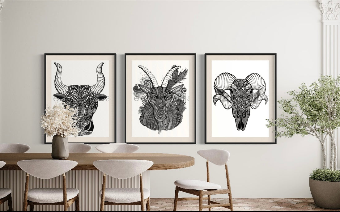 The use of the 'rule of three' in feng shui