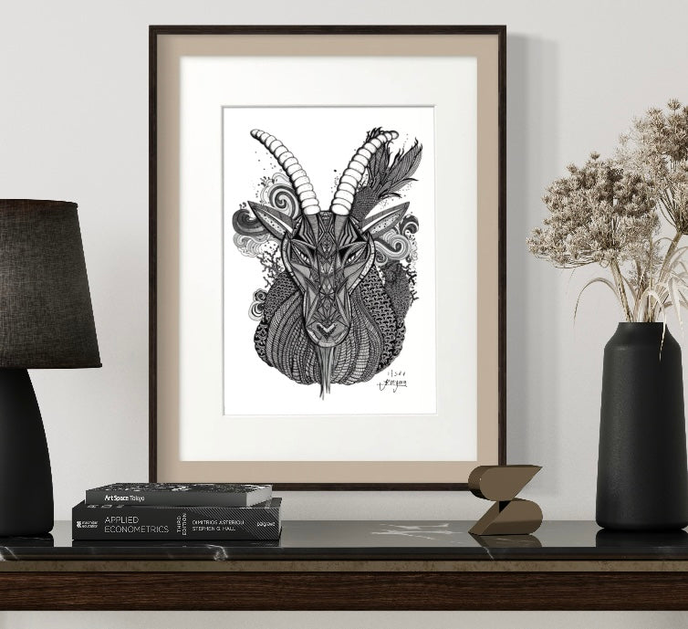 CAPRICORN Star Sign Fine Art Prints