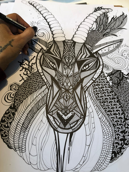 CAPRICORN Star Sign Fine Art Prints