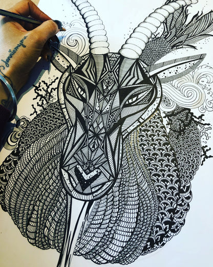 CAPRICORN Star Sign Fine Art Prints